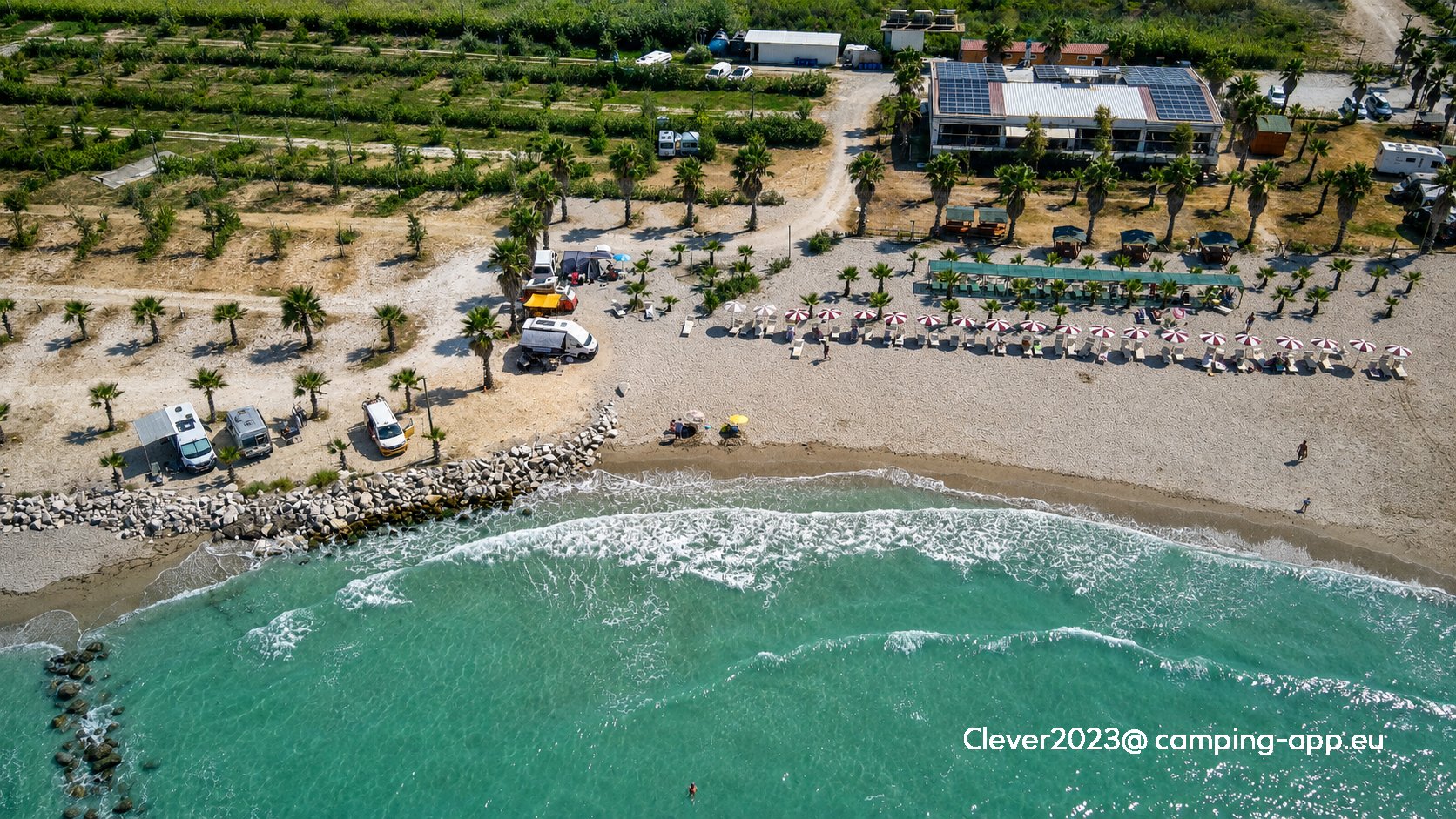Sunset Camping & Restaurant — Bobilplass in Karpen, Kavajë 