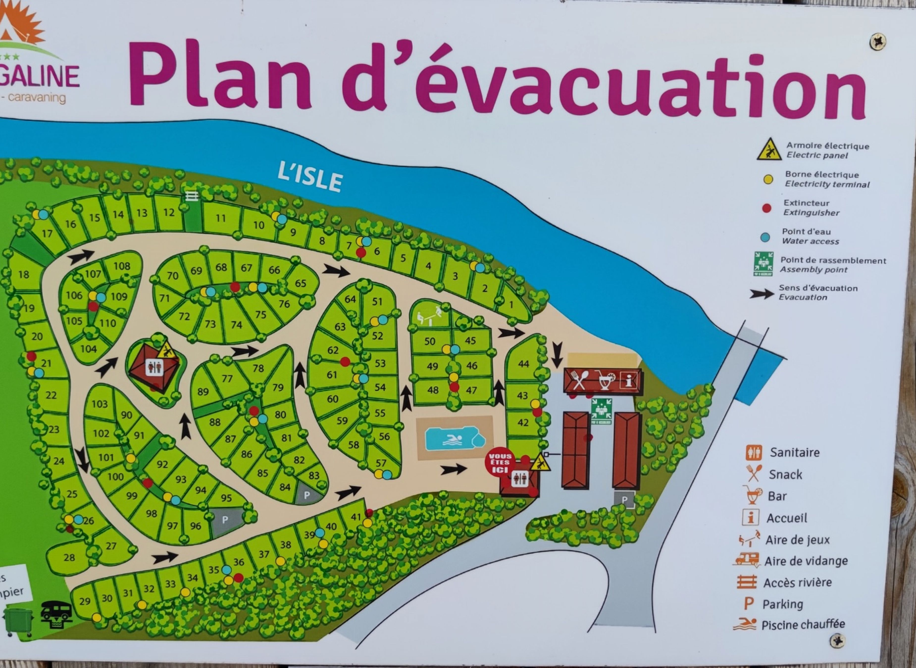 Camping La Cigaline — Kemp in Montpon-Ménestérol