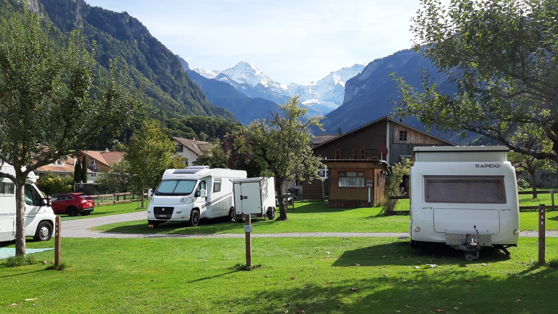 Camping Oberei, Wilderswil — Camping Site in Wilderswil