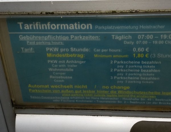 Parkplatz Seebruck am Chiemsee — Foto 2