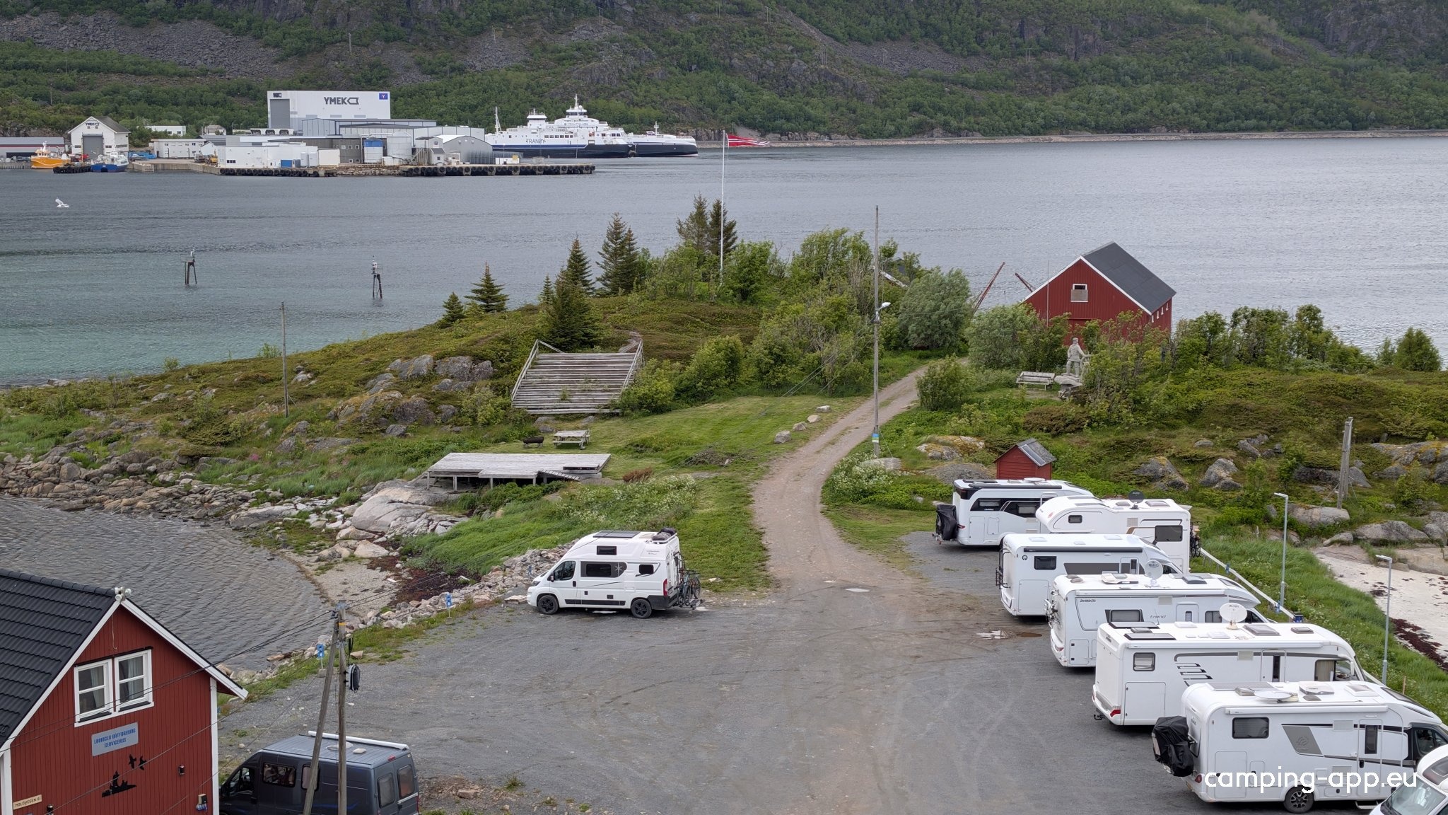 Lødingen — Area di sosta in Lødingen