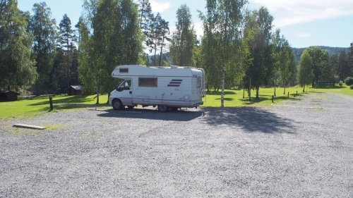 Hogga Sluser Telemarkkanal — Bobilplass in Lunde