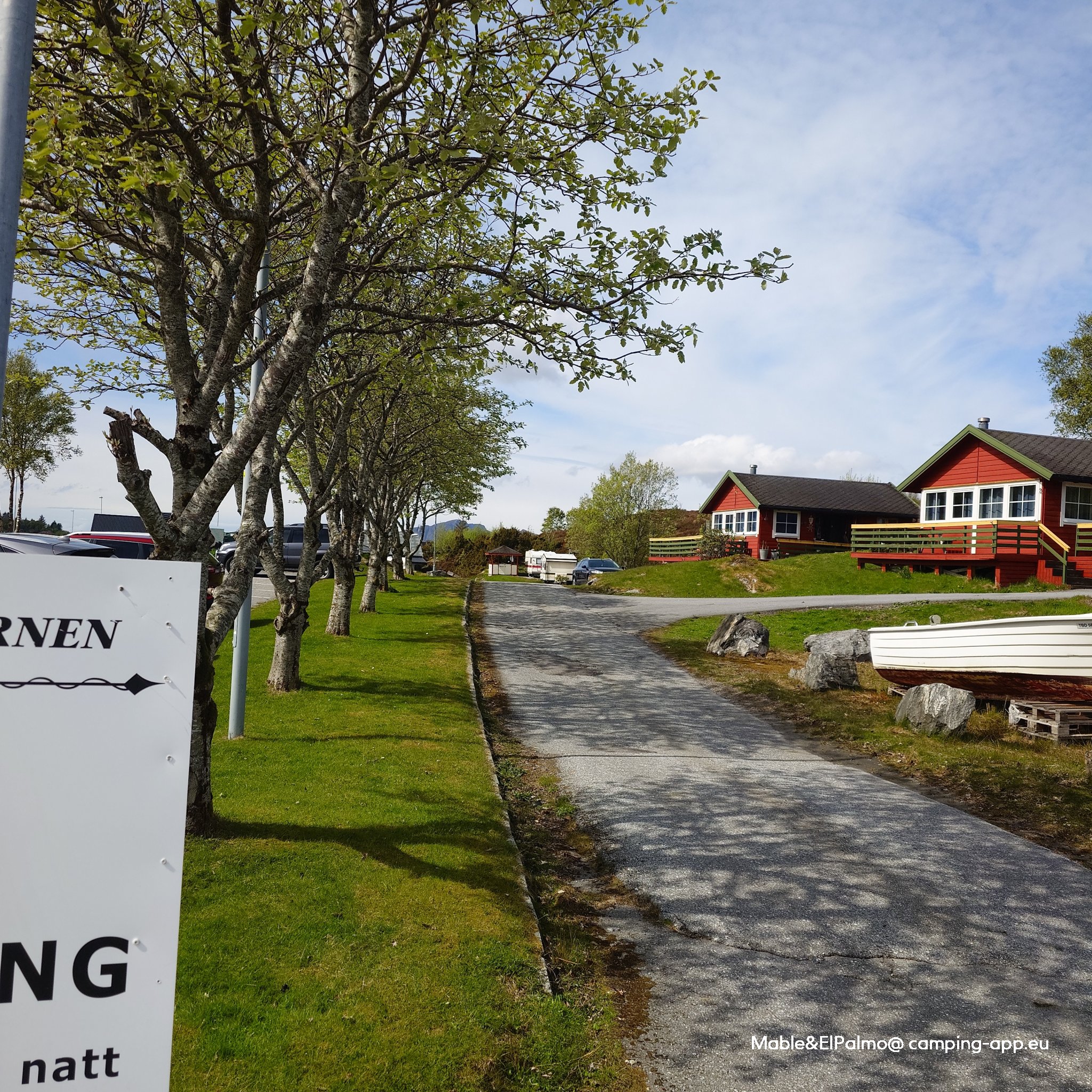 Lanternen Kro & Marina — Aire camping car in bei Tjørvåg