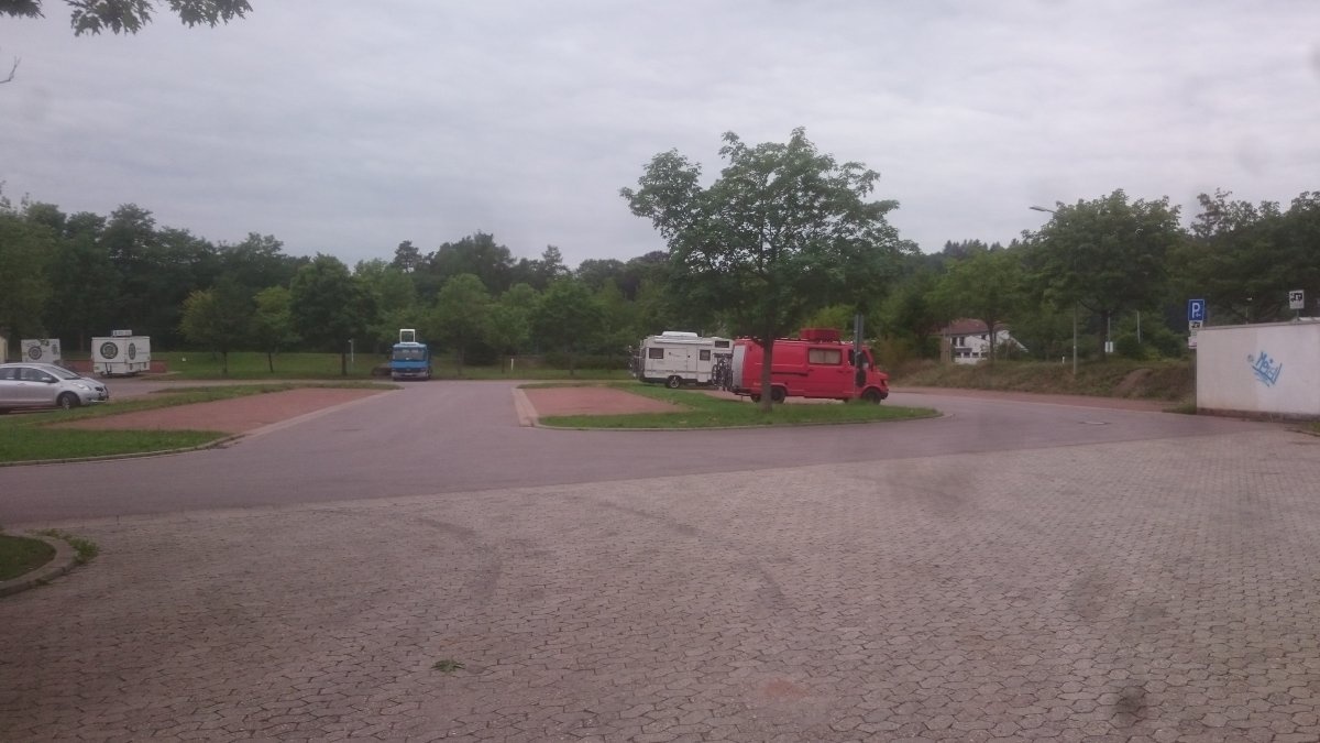 Stellplatz Mettlacher Abtei-Bräu — Area di sosta in Mettlach