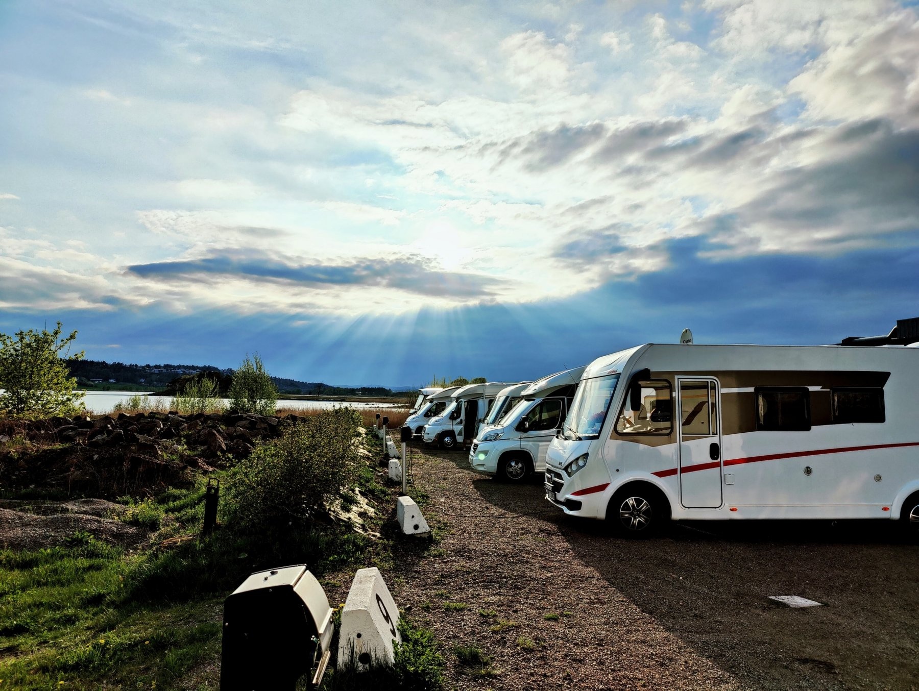 Korten (Fjordgaten) Bobilparkering — Campervan Site in Tønsberg