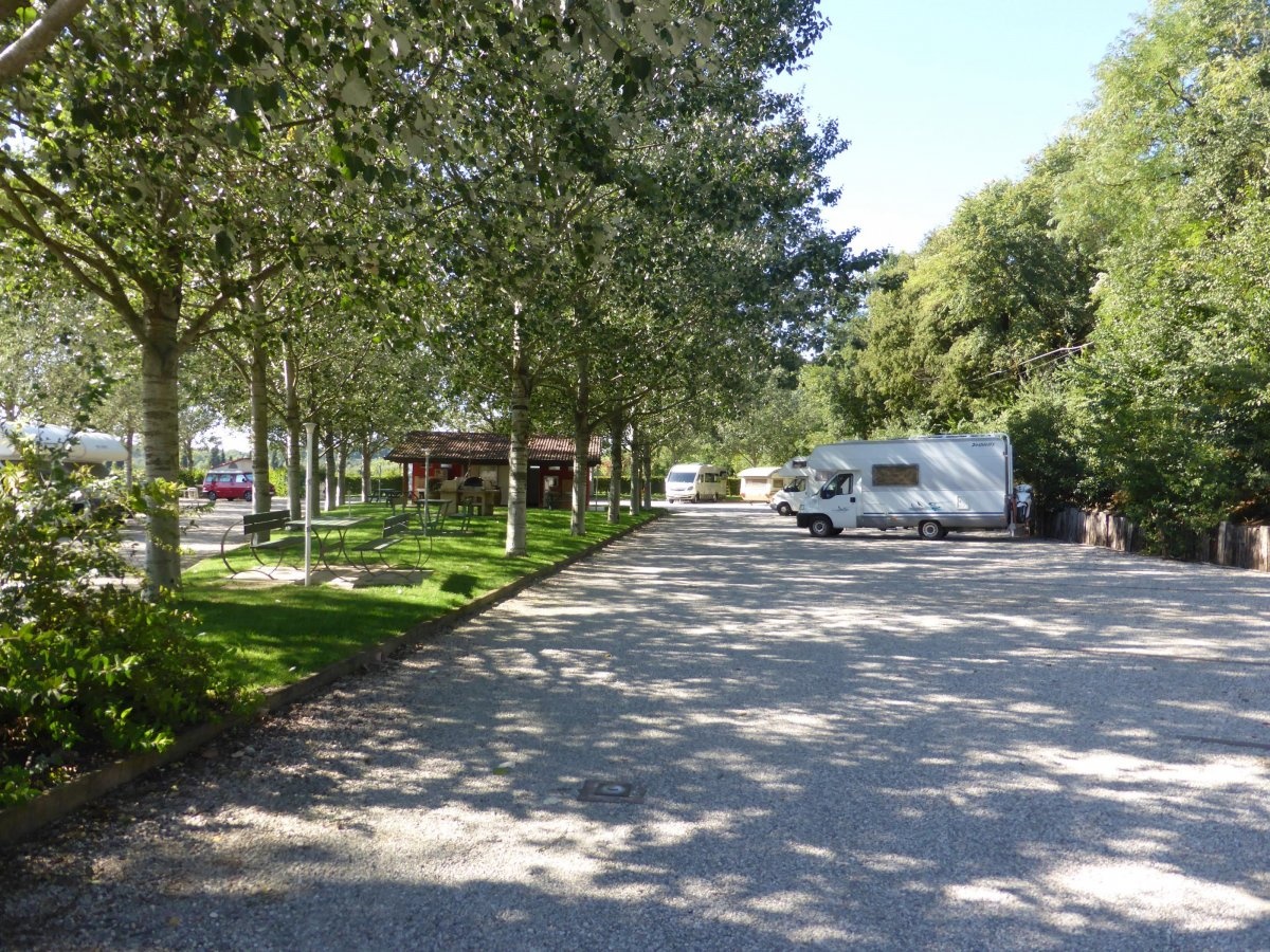 Stellplatz bei Valeggio sul Mincio — Campervan Site in Valeggio sul Mincio