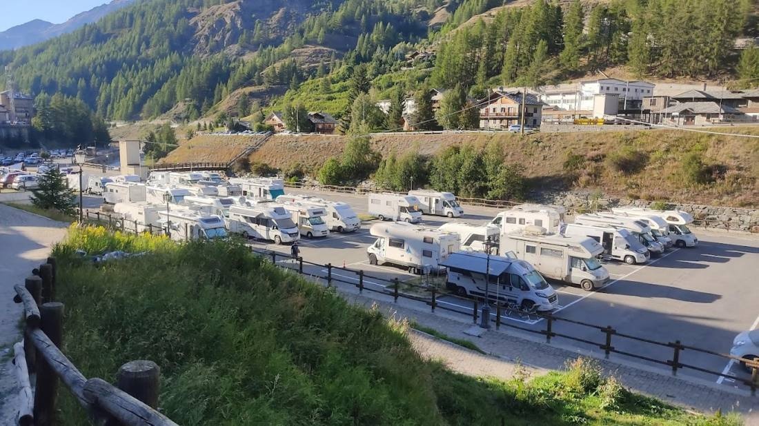 WoMo-Stellplatz Cogne — Campervan Site in Cogne