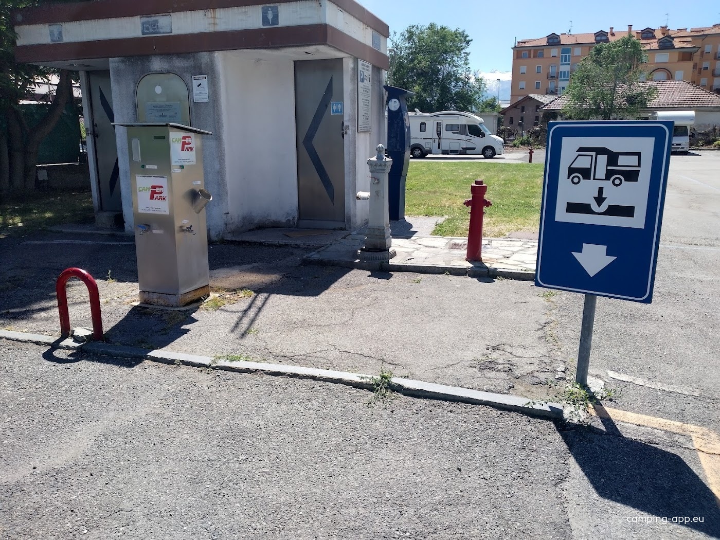 WoMo-Stellplatz Aosta — Aire camping car in Aosta