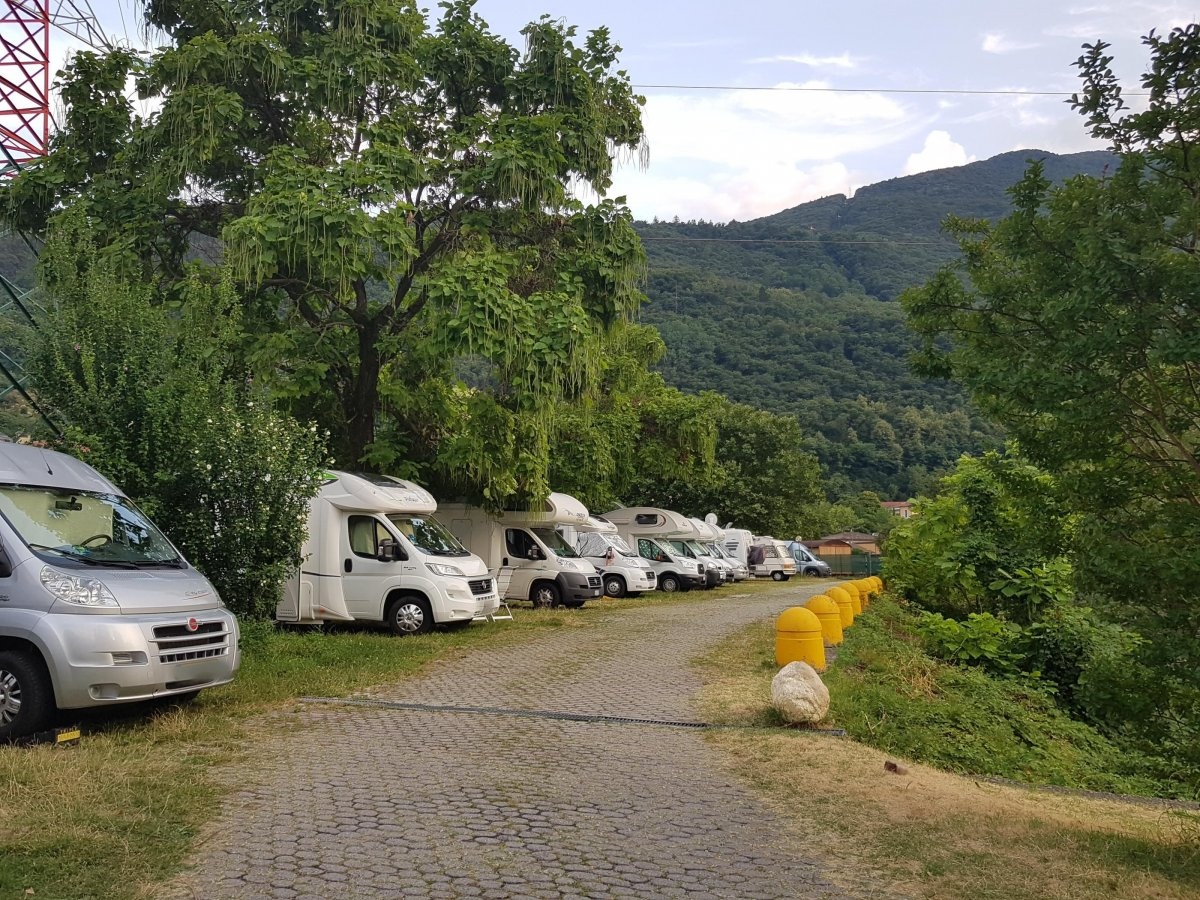 Stellplatz Cannobio — Sp. parking dla kamperów in Cannobio