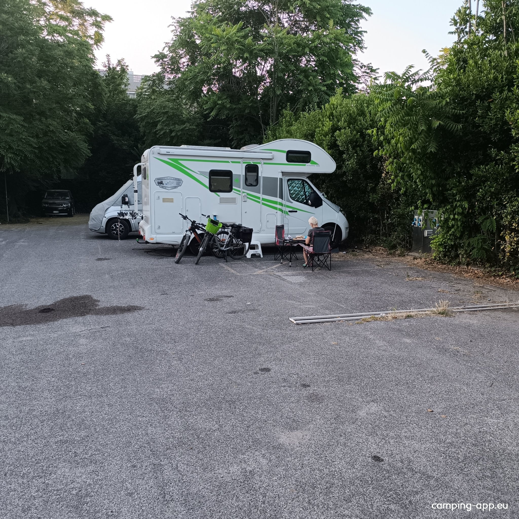 Area Sosta Camper - Park Colombo — Sítio para autocaravanas in Rom
