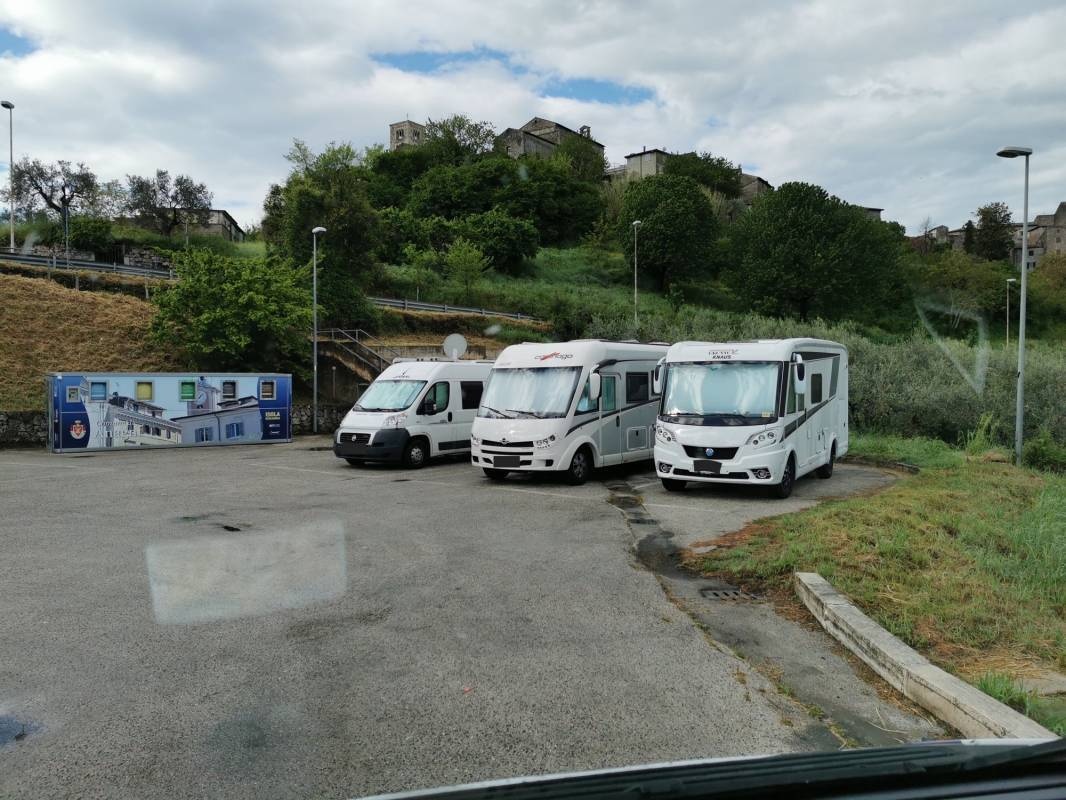 Übernachtungsparkplatz Anagni — Camperplaats in Anagni