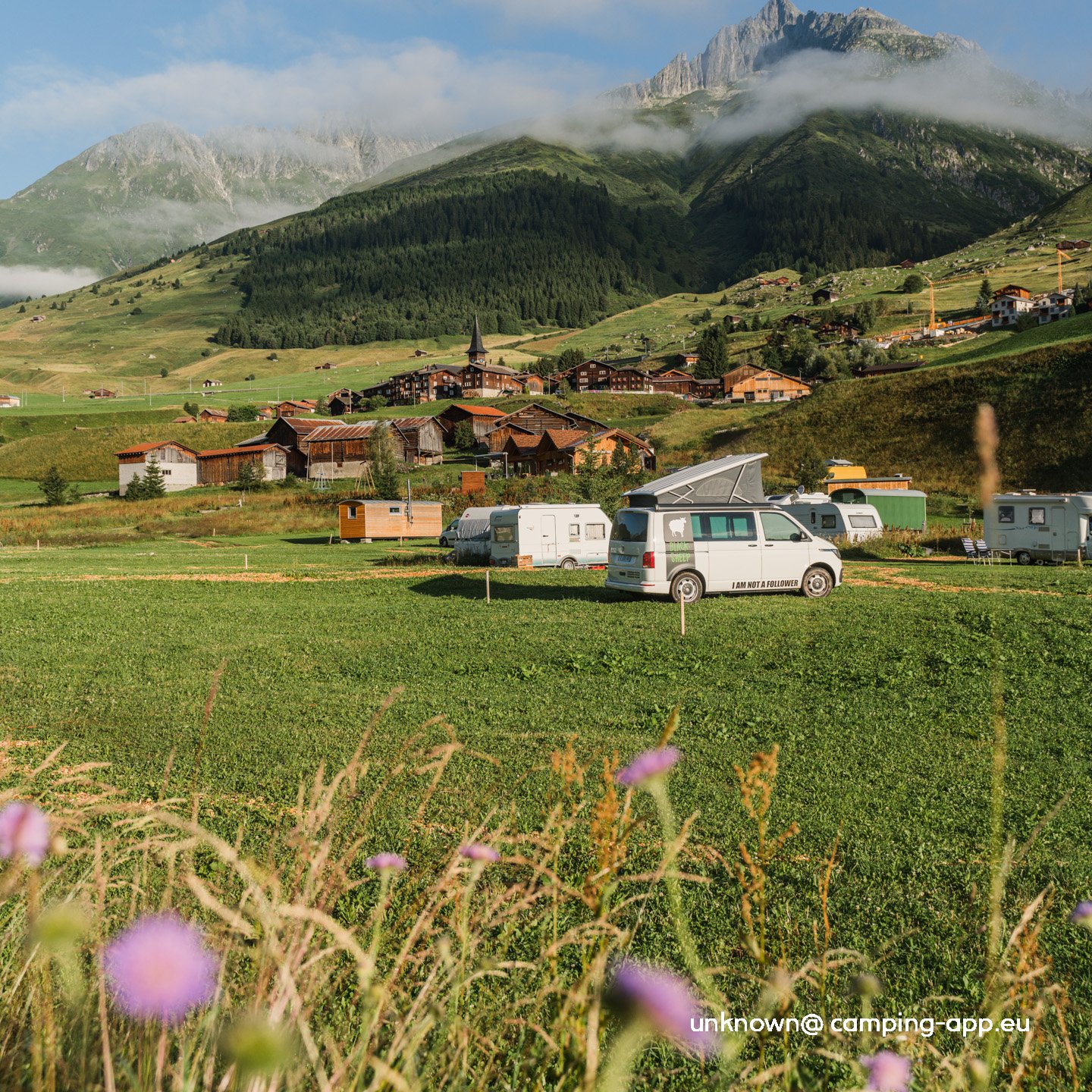 Camping Viva — Campingplass in Tujetsch