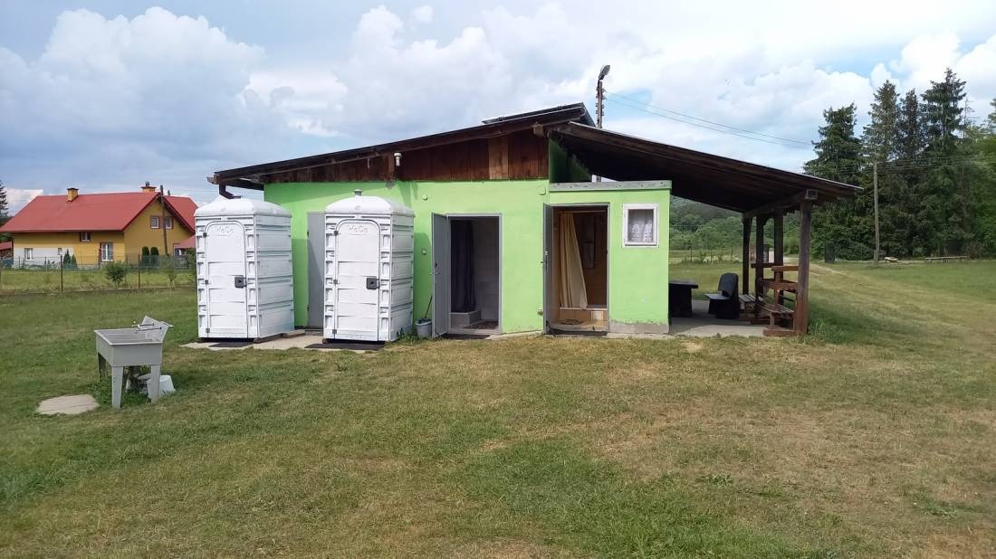 Drymak. Pole biwakowe — Cámping in Tylawa