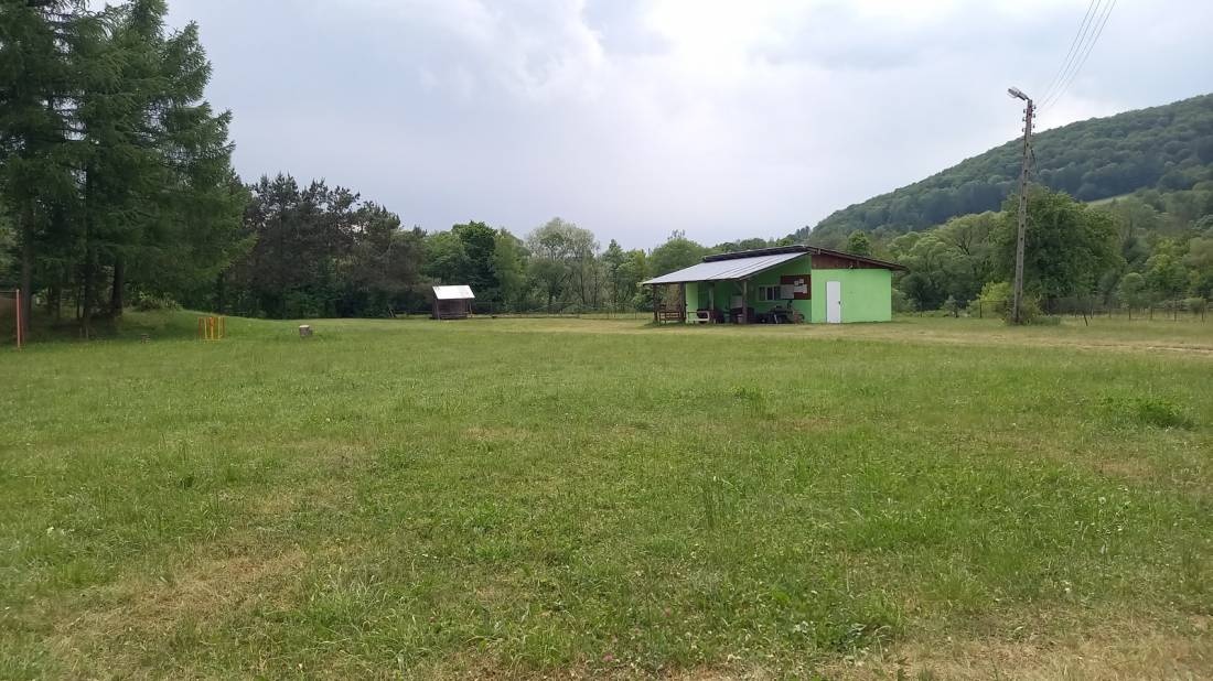 Drymak. Pole biwakowe — Camping Site in Tylawa