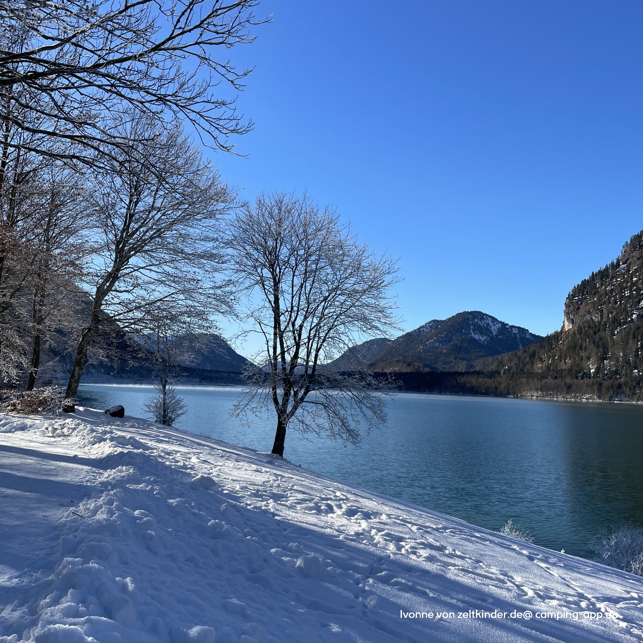 Stellplatz am Sylvensteinsee Lenggries — Foto 2