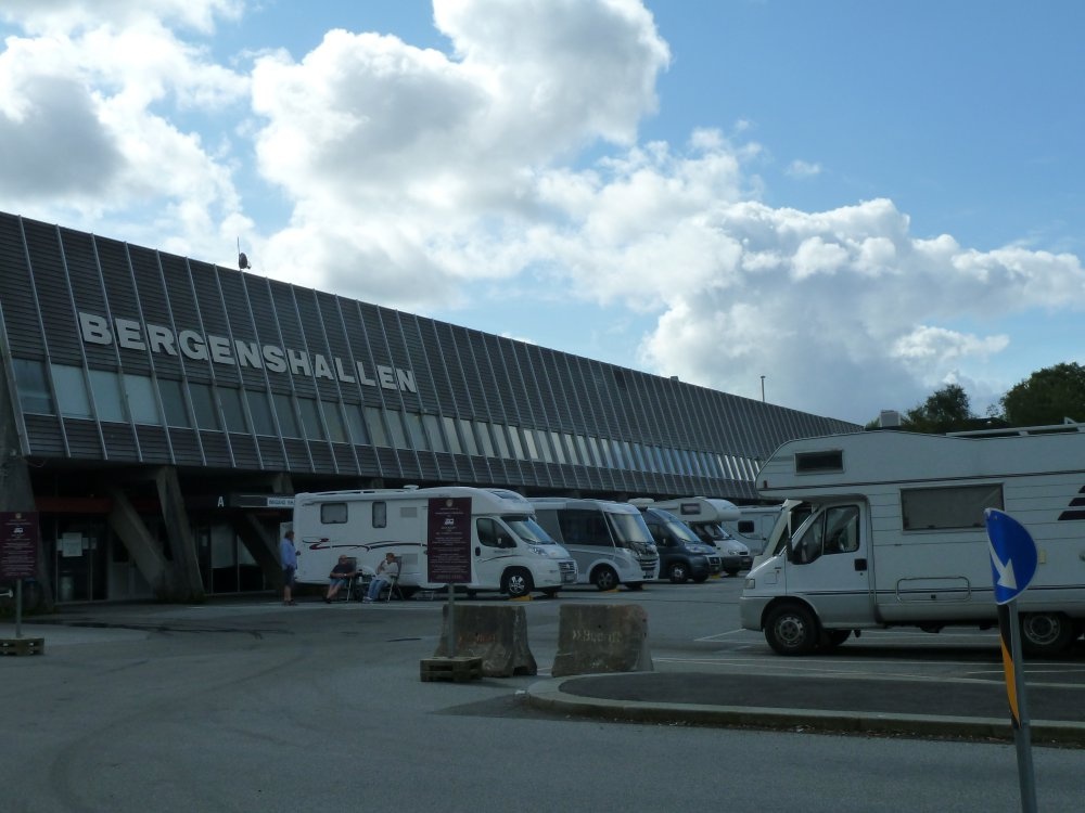 Bergenshallen Bergen — Aire camping car in Bergen