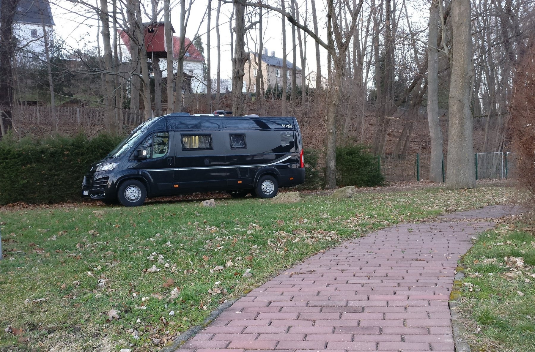 Stellplatz am atr Chemnitz — Sítio para autocaravanas in Chemnitz