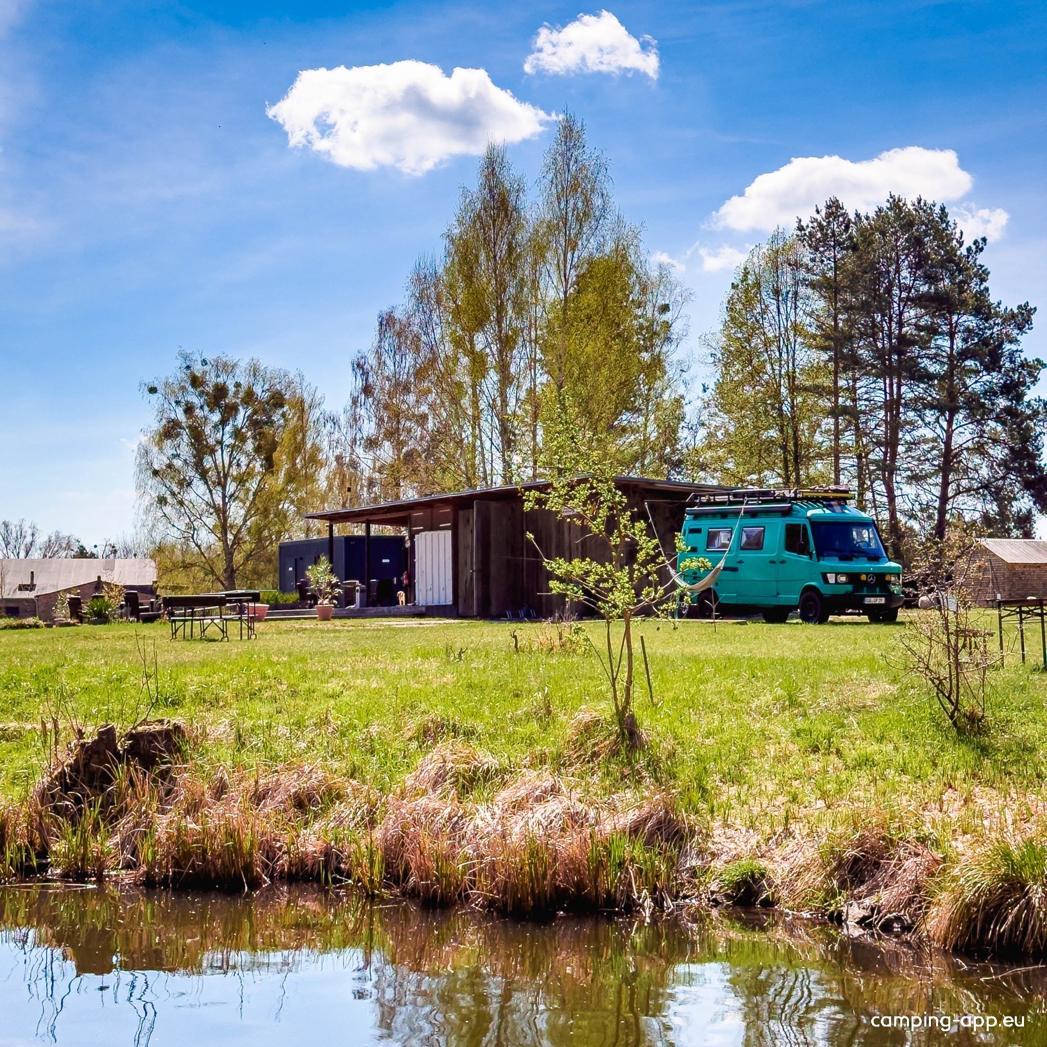 Wohnmobilhafen am Finowkanal — Karavan Sitesi in Schorfheide