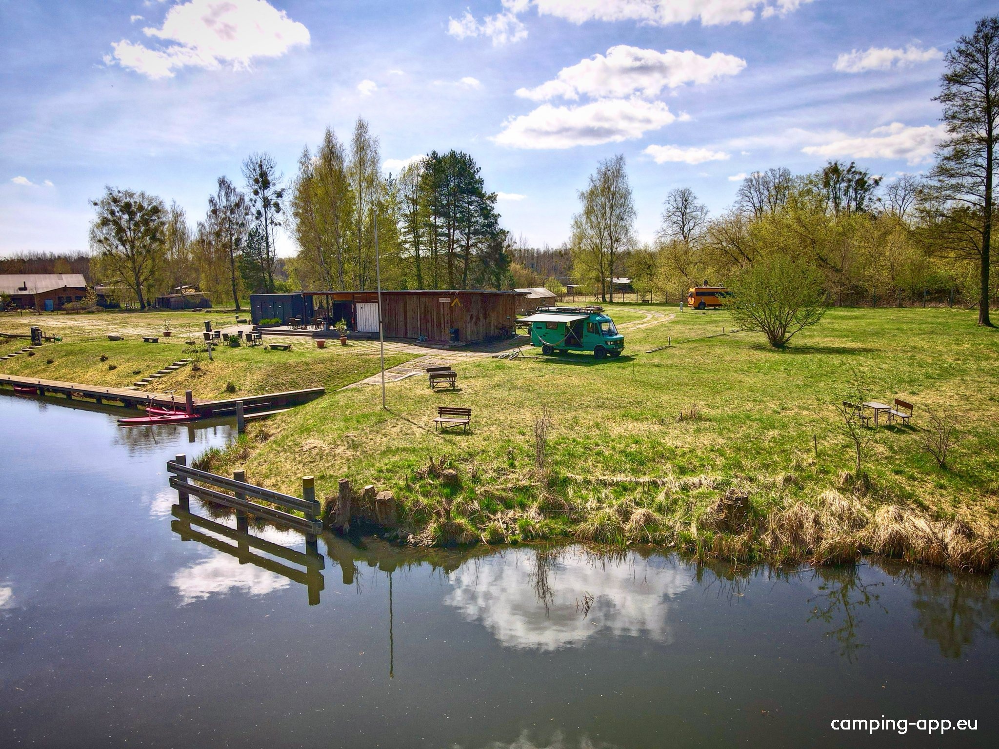 Wohnmobilhafen am Finowkanal — Campervan Site in Schorfheide