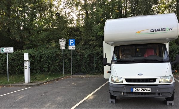 Stellplatz am Bahnhof Schwerin — Campervan Site in Schwerin