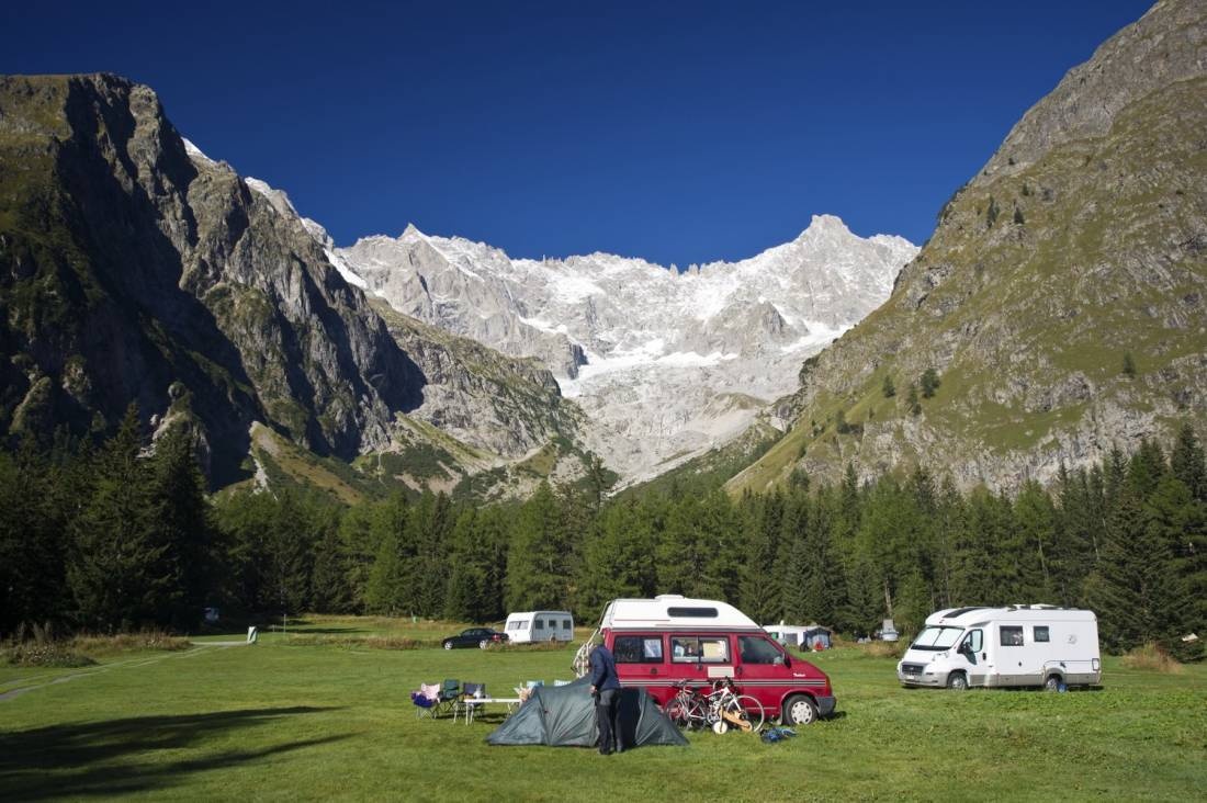 Camping Des Glaciers — Campingplatz in Orsières