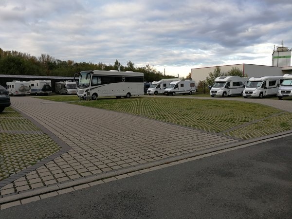 Stellplatz am CityMotel Soest — Area Autocaravanas in Soest