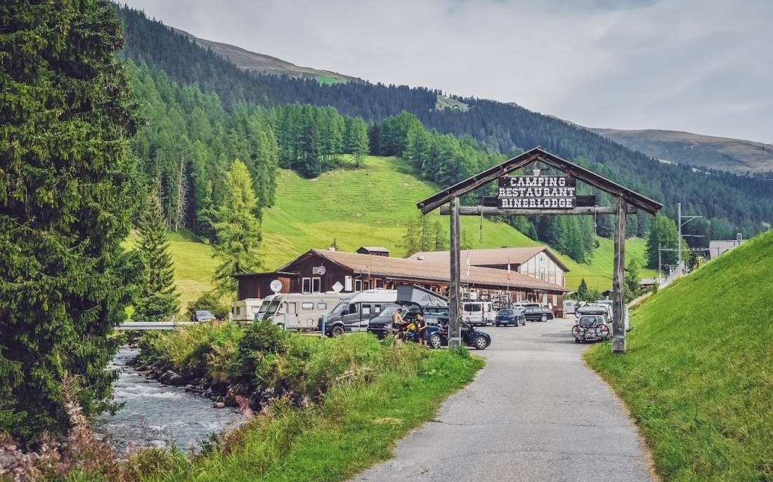 Camping, RinerLodge, Maxon Pavillon — Campingplass in Davos