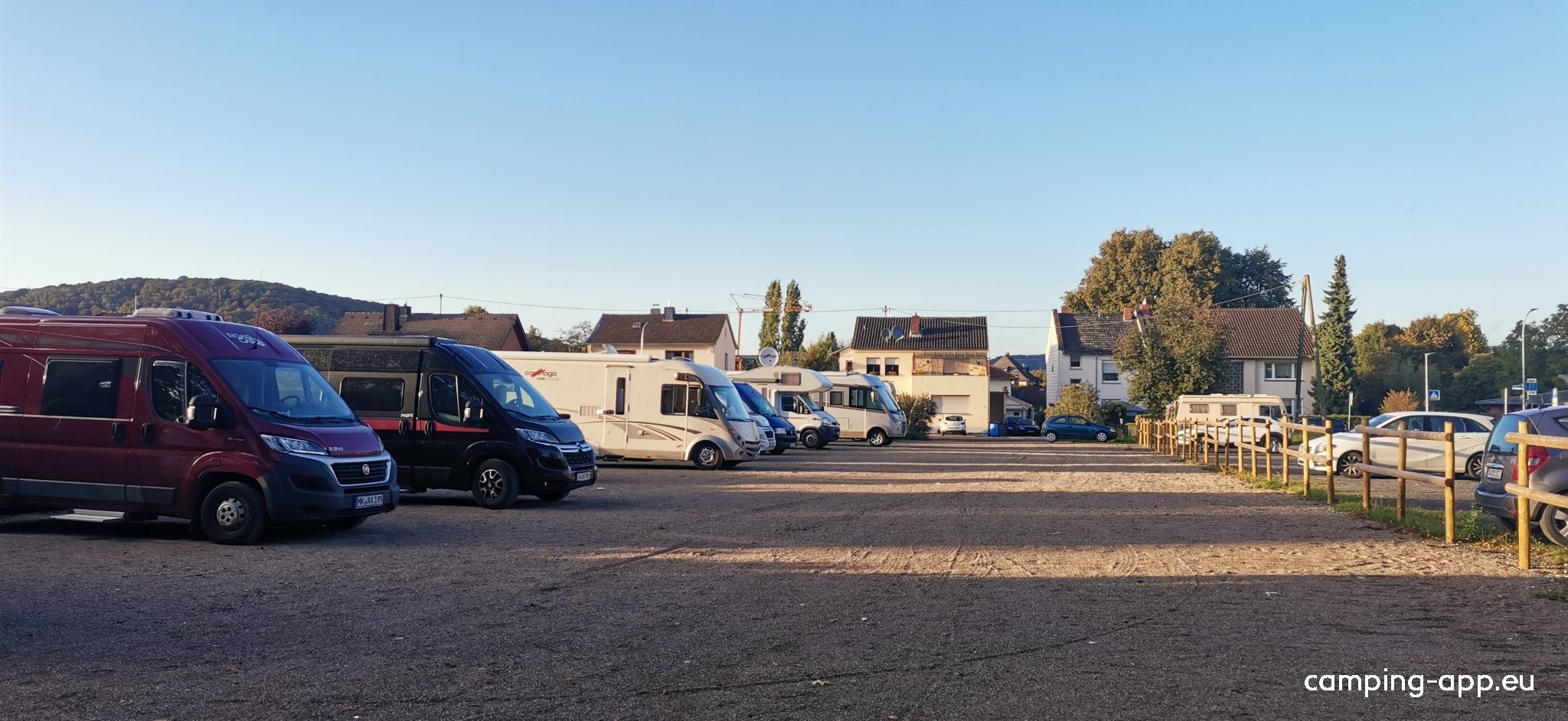 Übernachtungsparkplatz Sinzig — Estacionamento noturno in Sinzig