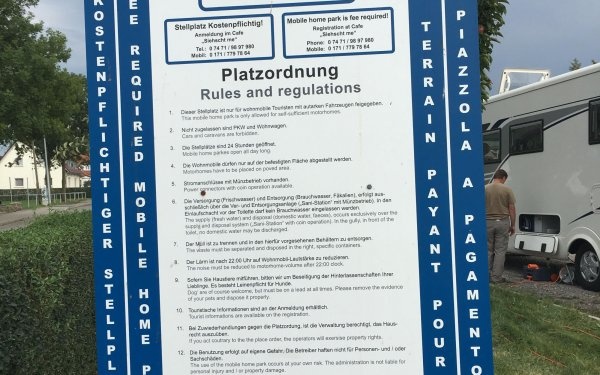 Stellplatz Hechingen — QuickStop in Hechingen