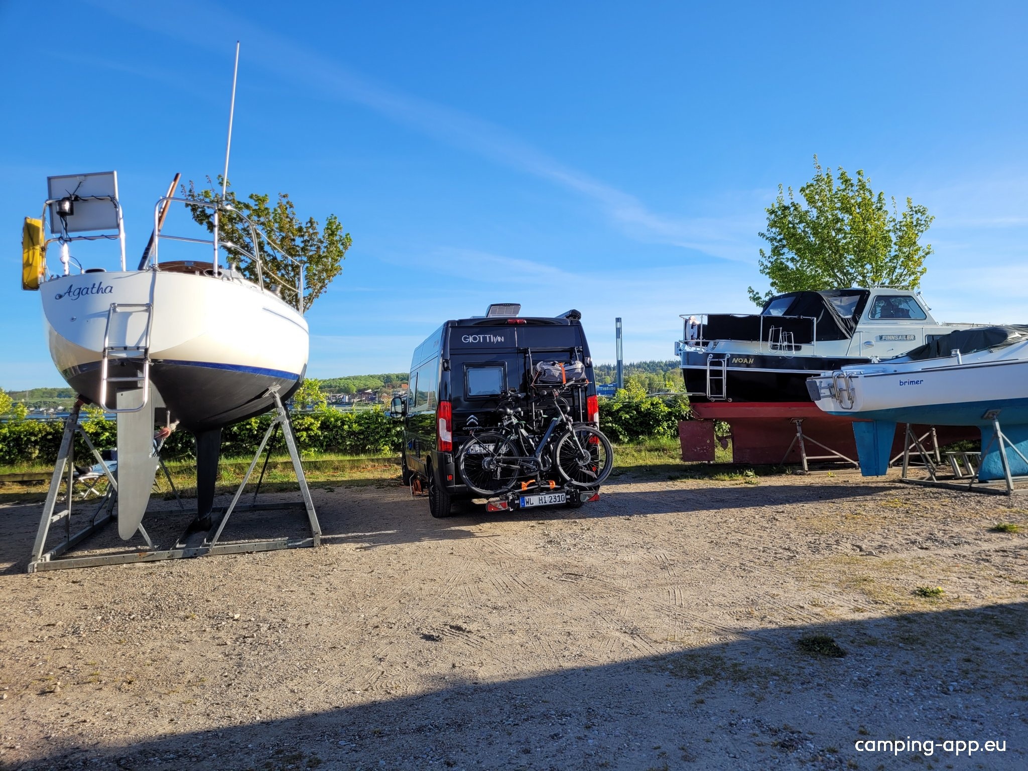 Stellplatz am Segelclub Aabenraa — Sp. parking dla kamperów in Aabenraa