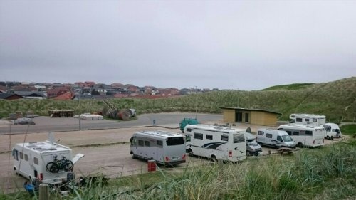 Übernachtungsparkplatz Tungevej Hvide Sande — Overnight-parking in Hvide Sande