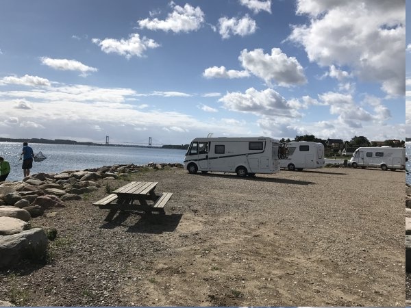 Stellplatz am Yachthafen Fredericia — Stellplatz in Fredericia