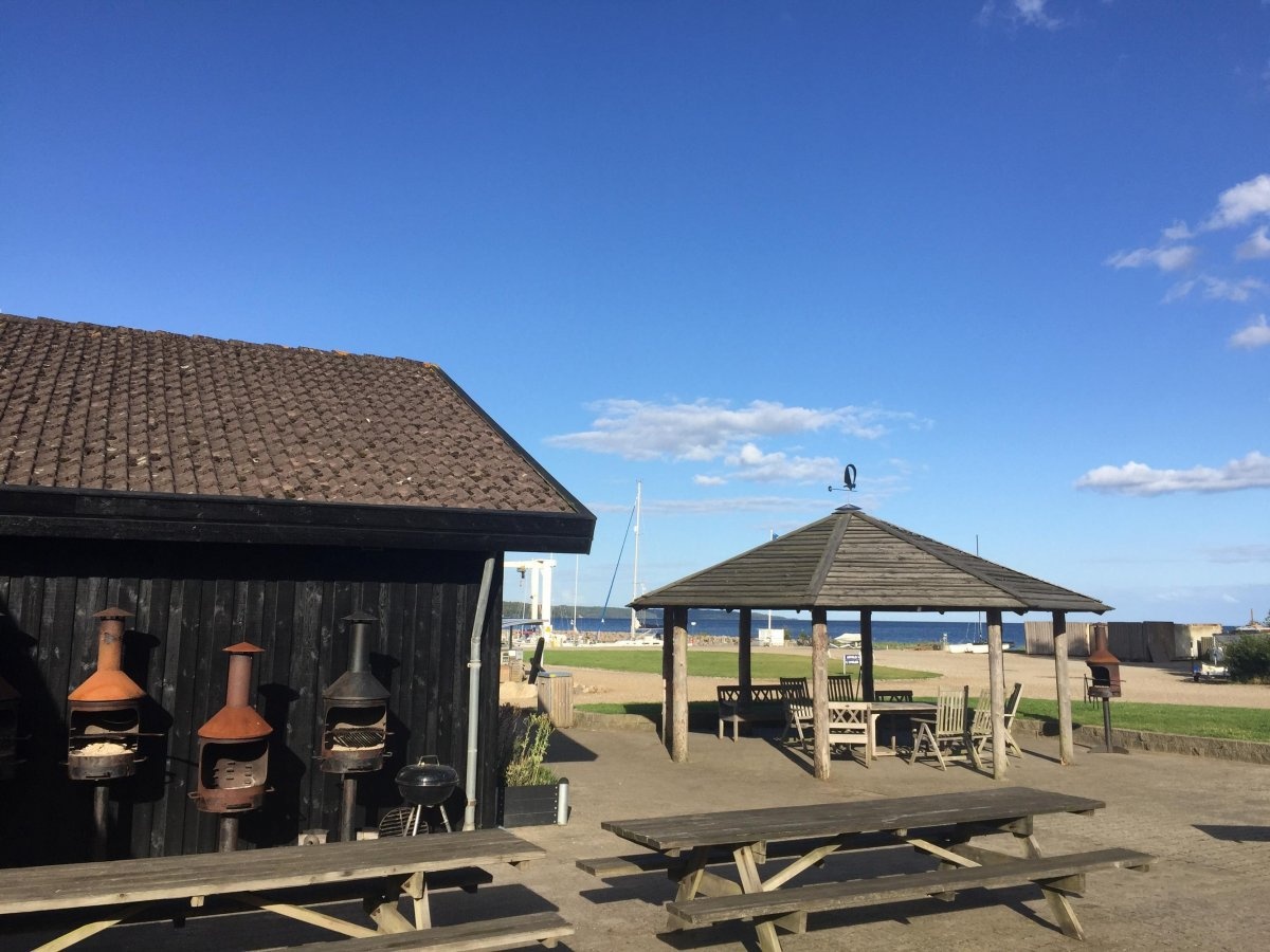 Stellplatz am Yachthafen Brejning — Stellplatz in Børkop