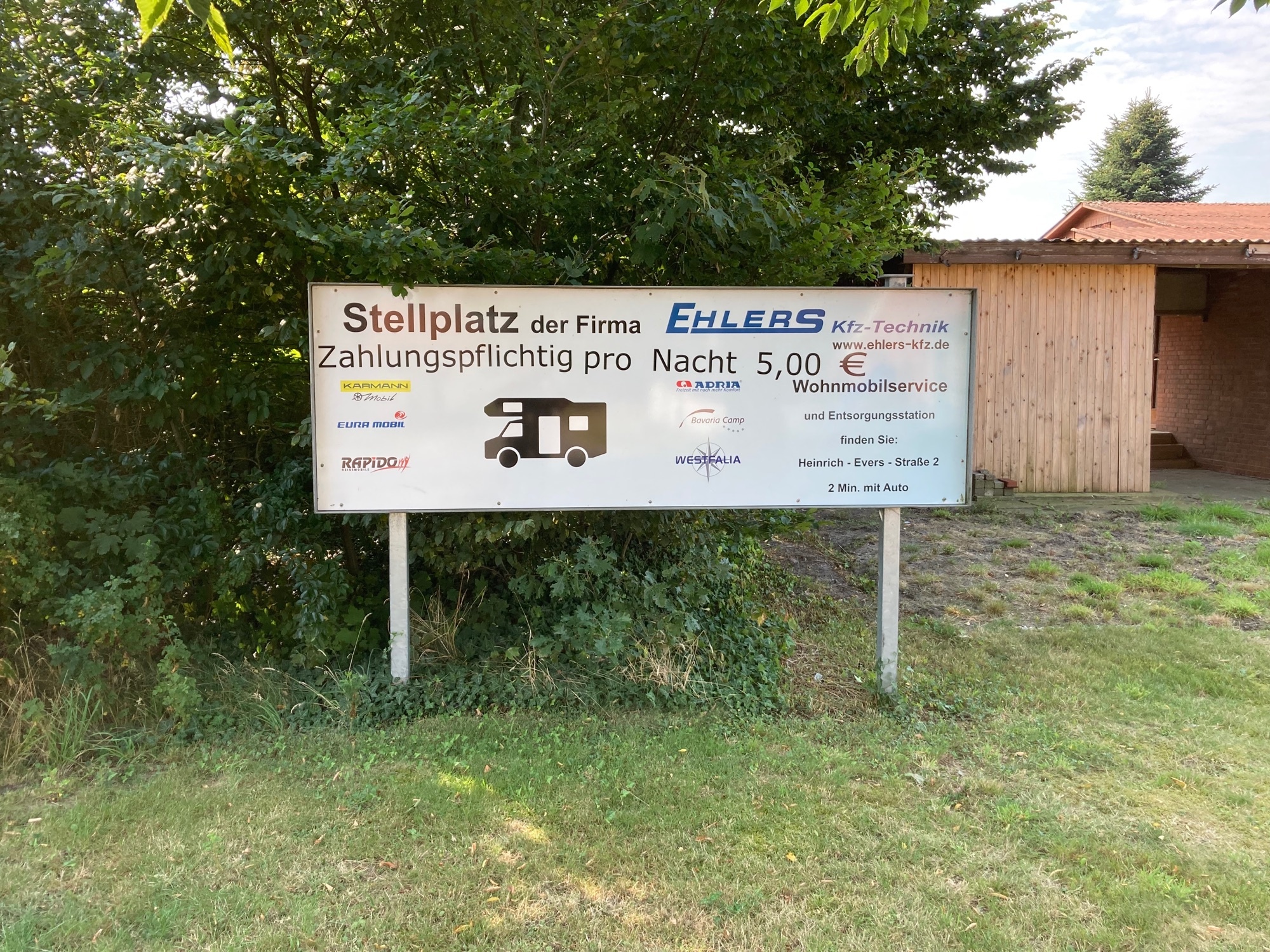 Stellplatz Ehlers — Stellplatz in Lamstedt