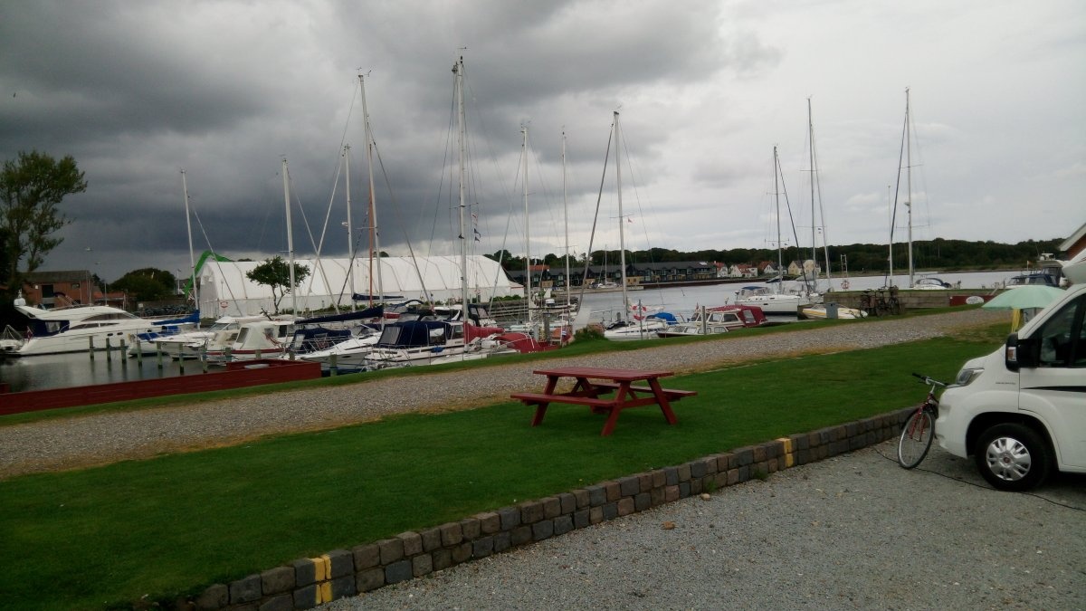 Stellplatz am Morsø Segelklub / Marina — Stellplatz in bei Nykøbing Mors