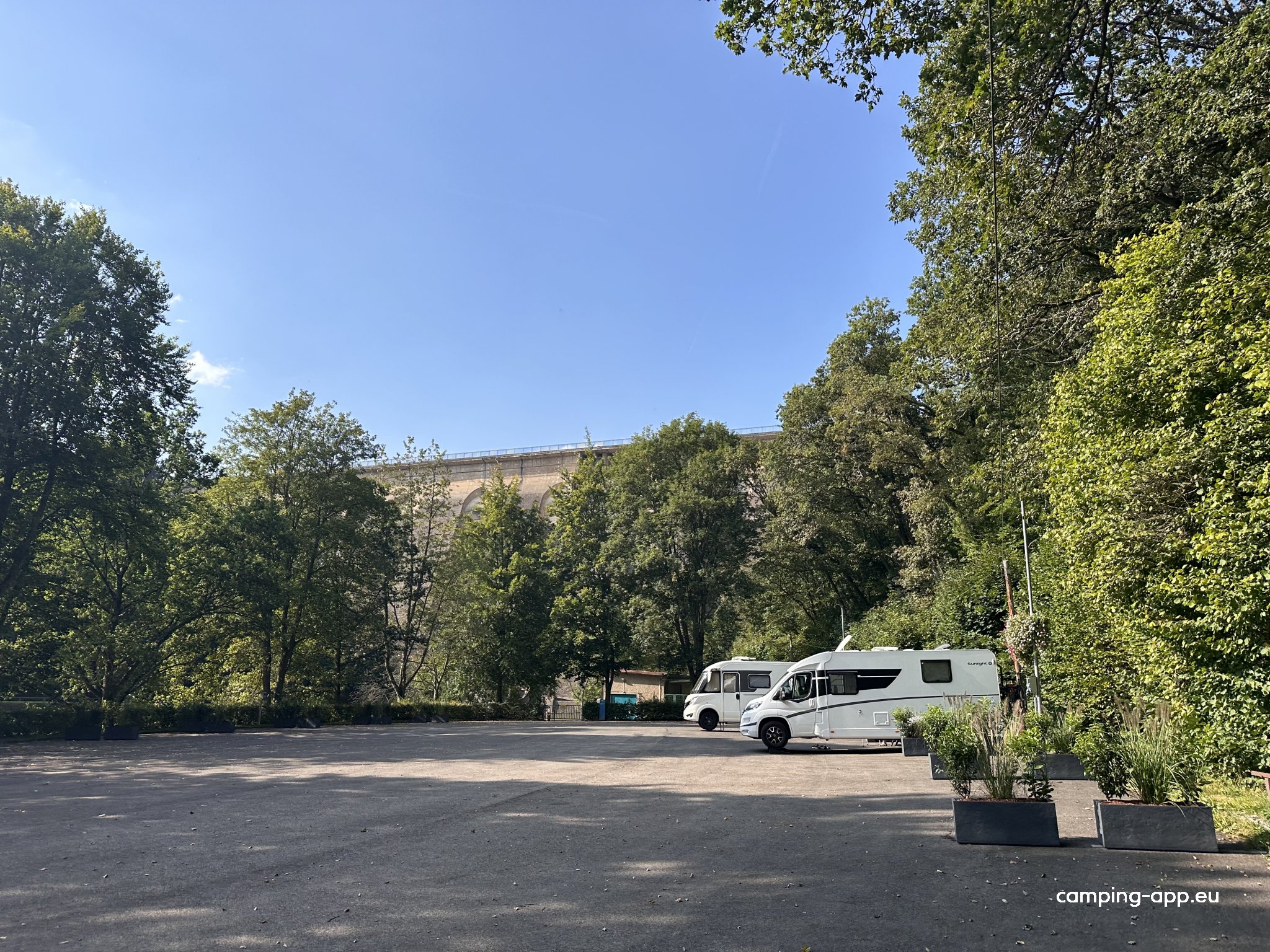 Wohnmobilstellplatz der Gemeinde Hellenthal — Campervan Site in Hellenthal