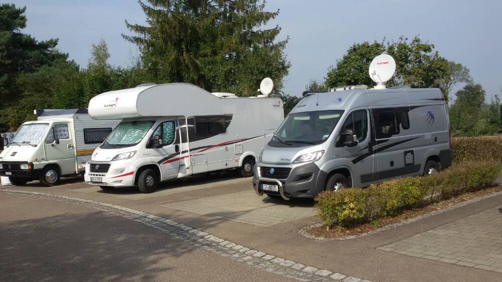 Stellplatz Seegasse Bad Buchau — Campervan Site in Bad Buchau