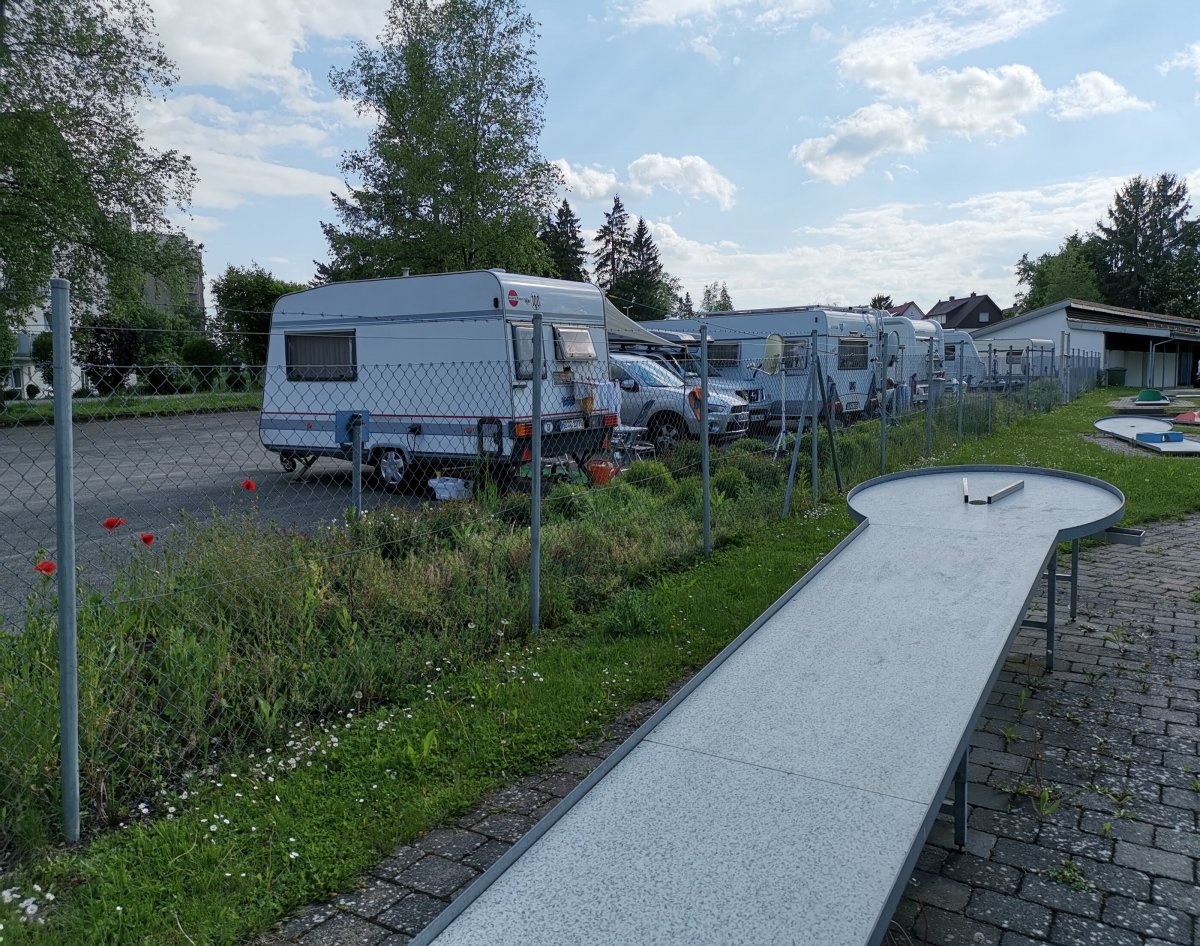 Übernachtungsparkplatz Bad Buchau — Parking do przenocowania in Bad Buchau