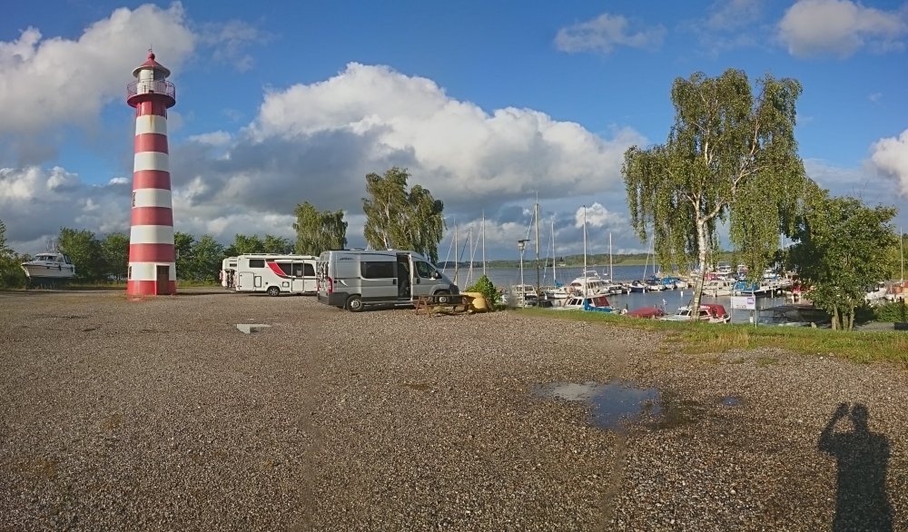 Yachthafen Kongsdals Mariager — Area Autocaravanas in Mariager