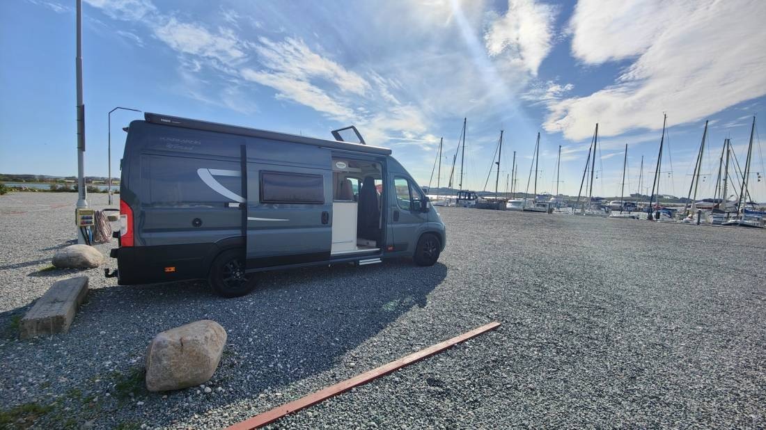 Sportboothafen Nappedam — Camperplaats in Rønde
