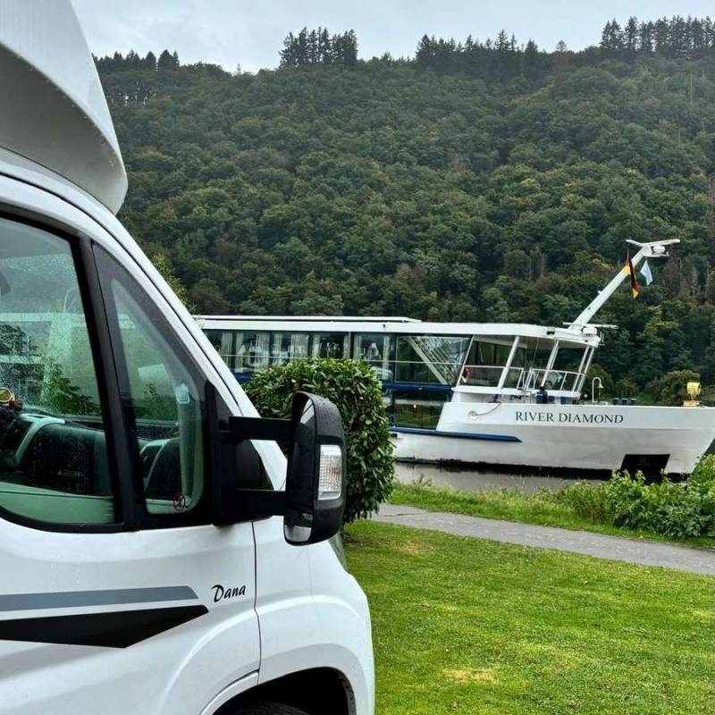 Stellplatz Mosel Beach — Karavan Sitesi in Mehring