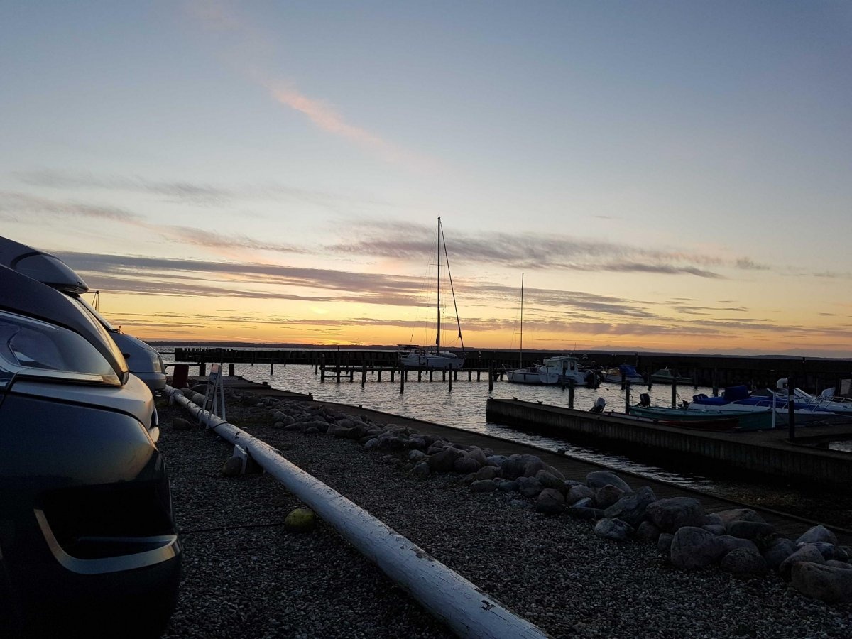 Hafen Dageløkke — Bobilplass in Tranekær