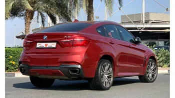 BMW X6 50i Luxury Red Color 2016