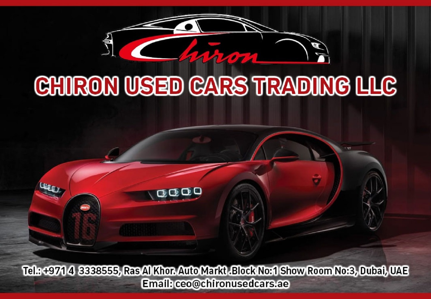 شعار معرض Chiron used cars