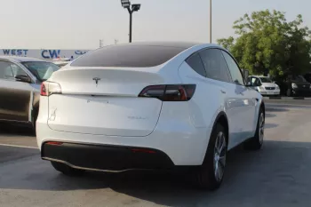 2022 TESLA Model Y White Color