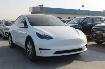 2022 TESLA Model Y White Color