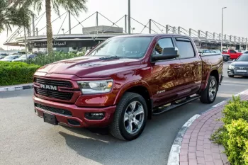 Dodge Ram laremie 2022 Model Year Red Color