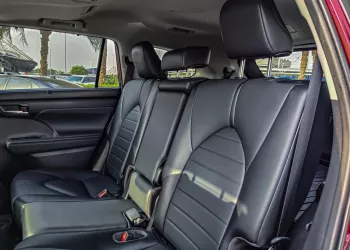 Toyota Highlander Hybrid Red 2021 Model Year