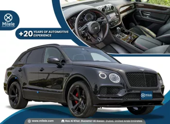 BENTLEY BENTAYGA 4.0L PETROL 2020 MODEL YEAR BLACK COLOR