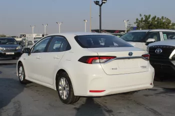 Toyota Corolla Hybrid 1.8L 2025 Model Year White Color